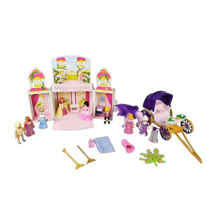 Playmobil Bundle Prinzessin Schloss 71845 & Kutsche 6856 Set von 2
