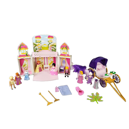Playmobil Bundle Prinzessin Schloss 71845 & Kutsche 6856 Set von 2