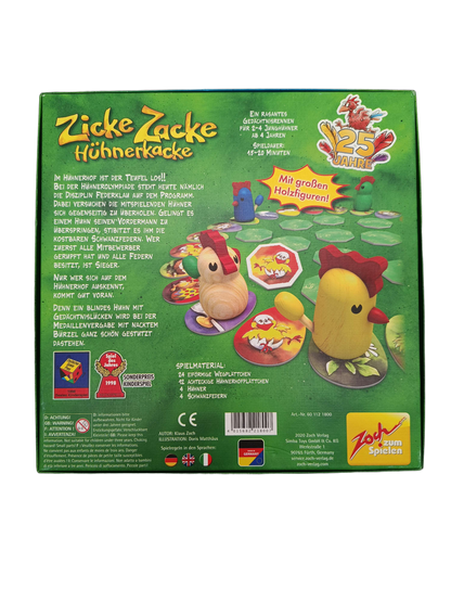 Zoch Zicke Zacke Hühnerkacke Brettspiel & Merkspiel
