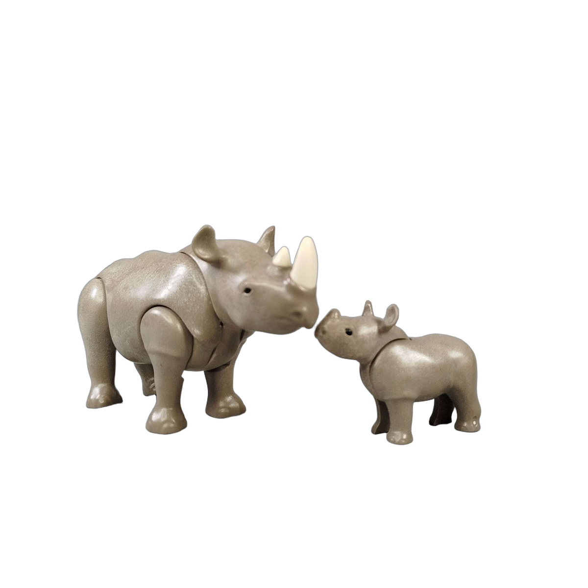 Playmobil Nashorn mit Baby Tierfigur Wildtiere