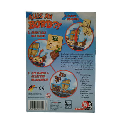 Abacusspiele Alles an Bord?! 04181 Brettspiel