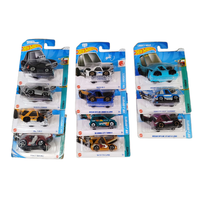 Hot Wheels Bundle Fast & Furious Liberty Walk Modellautos, Neu