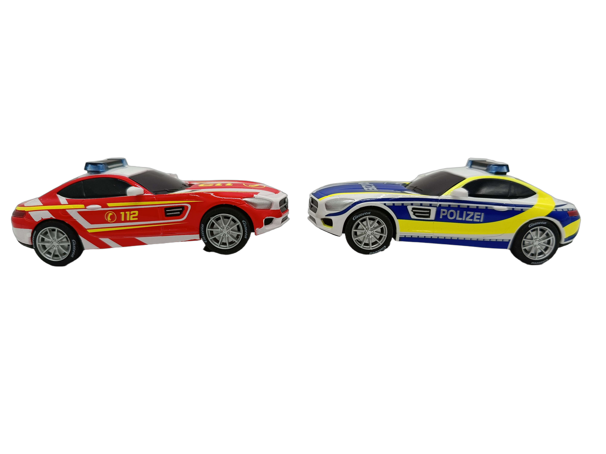 Carrera Bundle Polizei Mercedes-AMG GT 112 Set von 2 Spielzeugautos