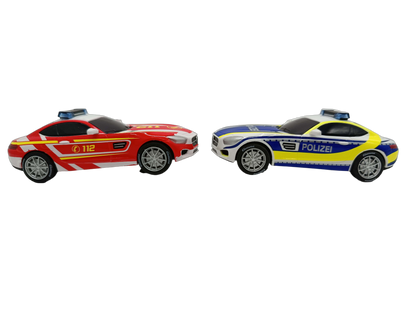 Carrera Bundle Polizei Mercedes-AMG GT 112 Set von 2 Spielzeugautos