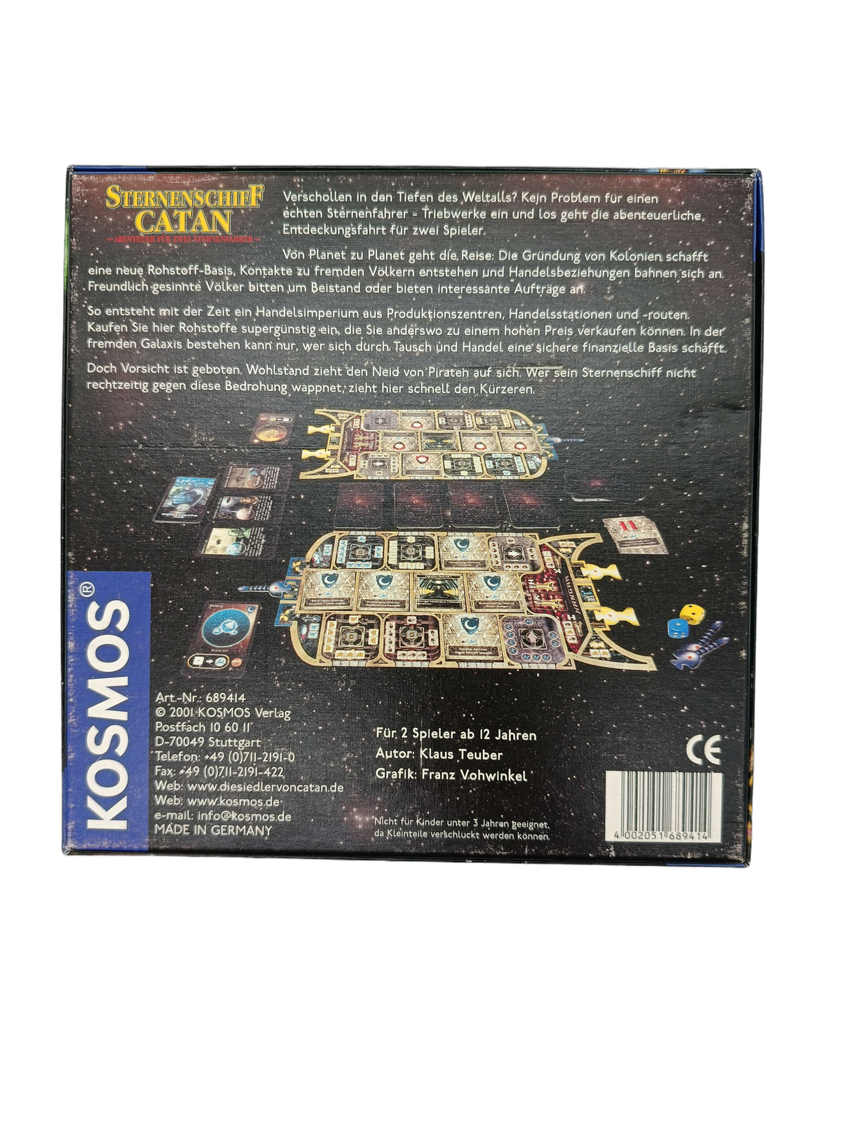 KOSMOS Sternenschiff Catan 689414 Brettspiel, ab 10 Jahre