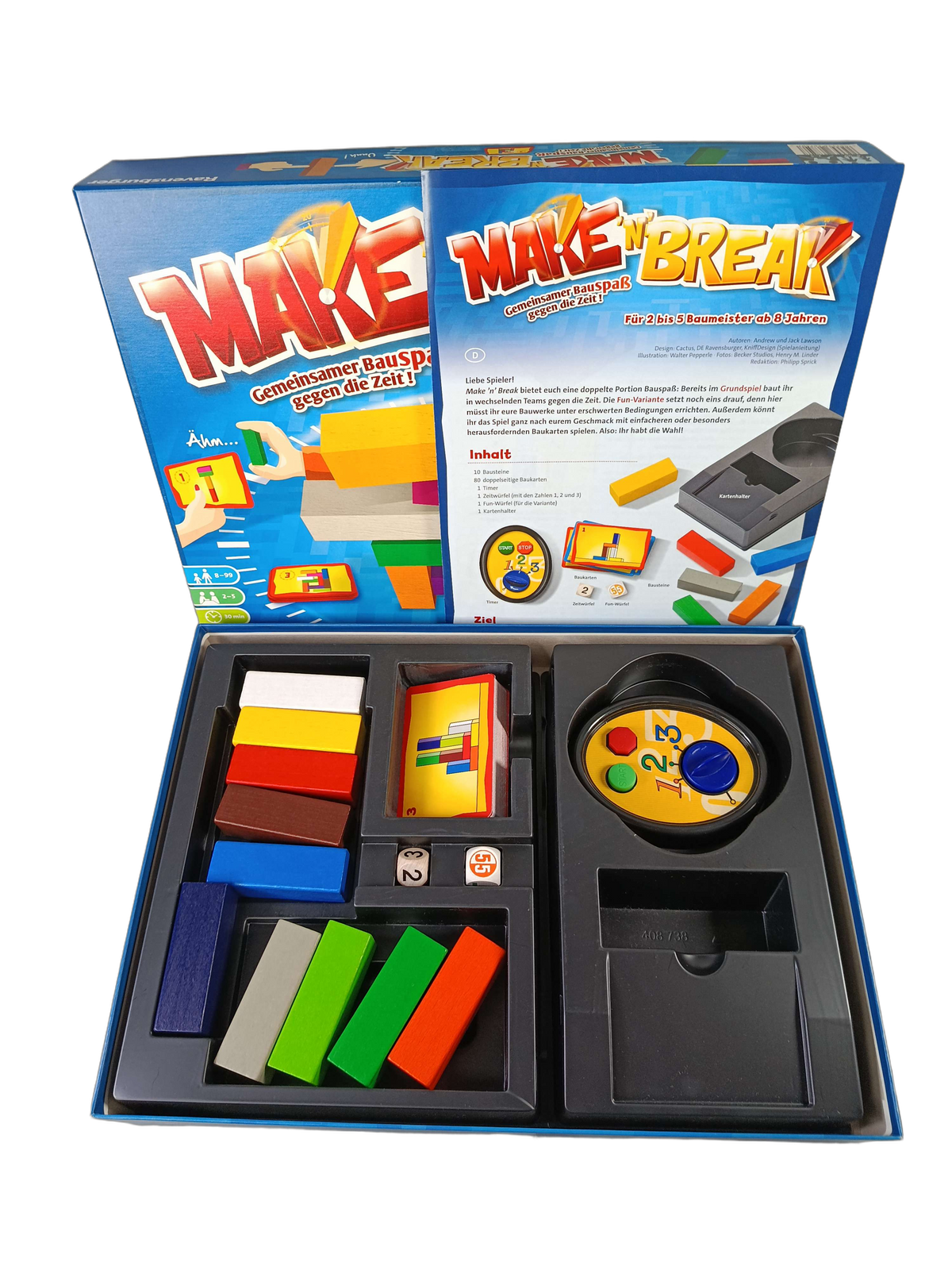 Ravensburger Make 'N' Break Brettspiel & Familienspiel, Neuwertig