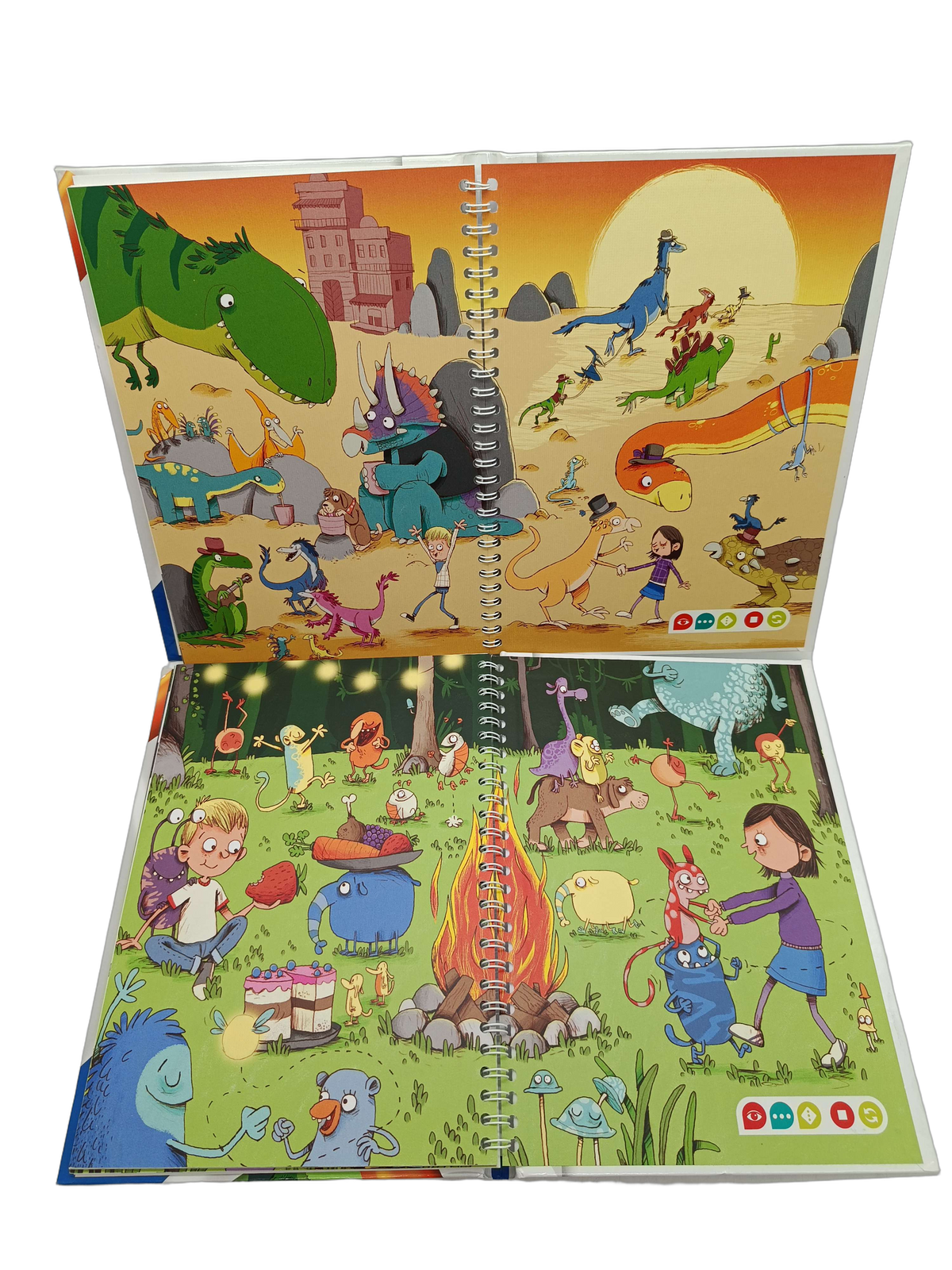 Ravensburger Bundle tiptoi Tiefsee & Dino-Stadt Set von 3 Lernbüchern