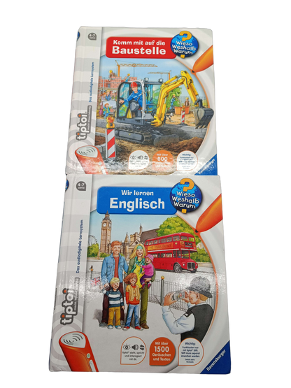 Ravensburger Bundle tiptoi Wieso? Weshalb? Warum? Set von 2 Lernbücher