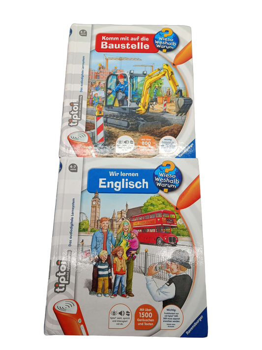 Ravensburger Bundle tiptoi Wieso? Weshalb? Warum? Set von 2 Lernbücher