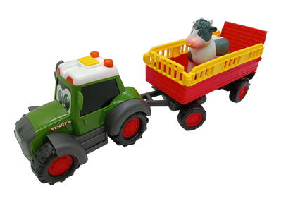 Simba Dickie Group Fendti Fendt Traktor mit Tieranhänger & Kuh