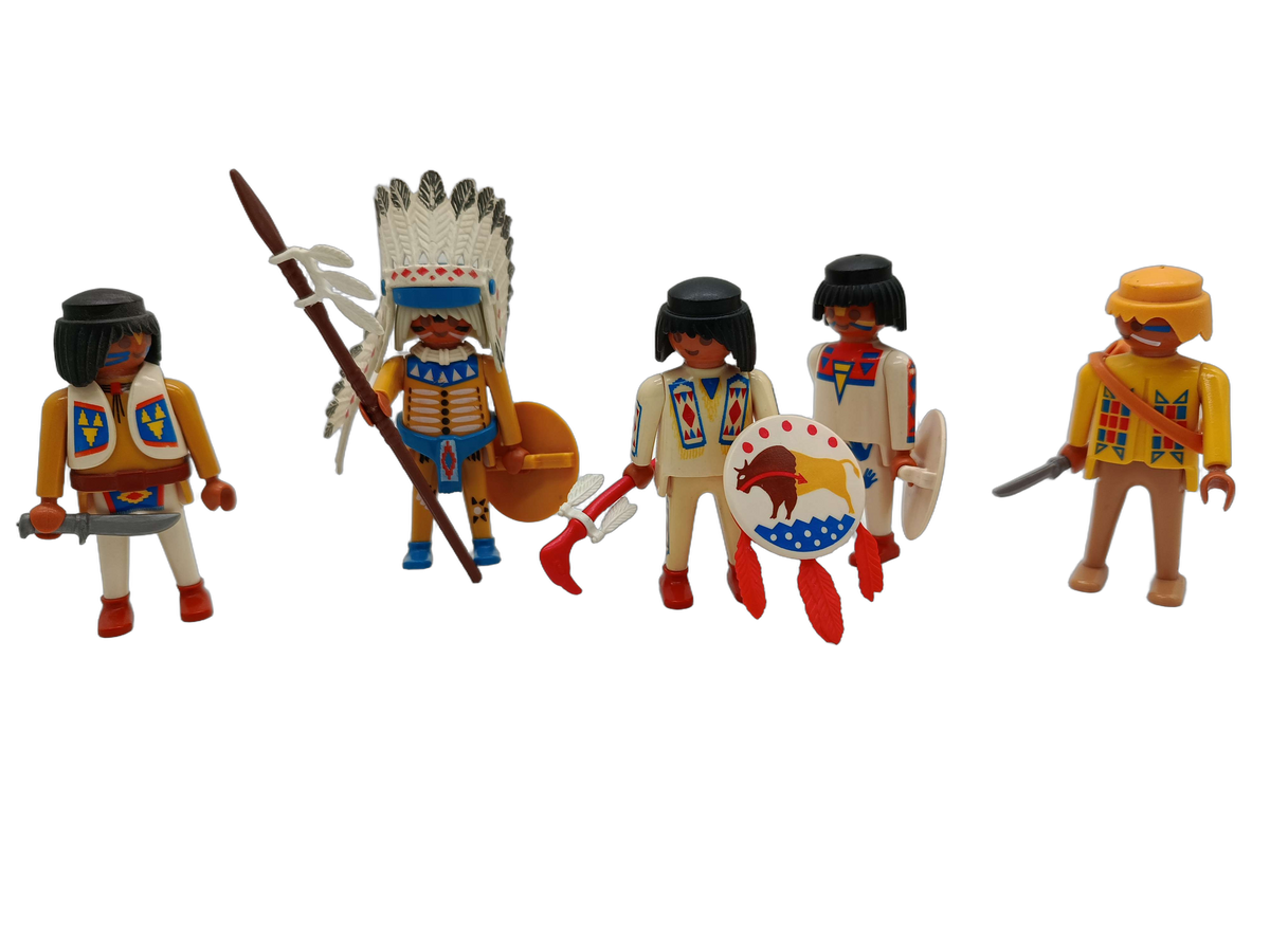 Playmobil Bundle Western & Indianer Figuren, Pferde & Zubehör