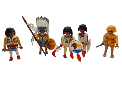 Playmobil Bundle Western & Indianer Figuren, Pferde & Zubehör