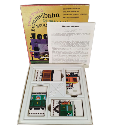 Otto Maier Verlag Bummelbahn 15.574 Brettspiel Eisenbahn-Domino