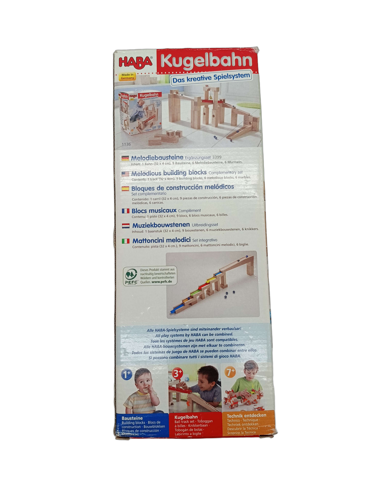 HABA Melodiebausteine 3399 Kugelbahn & Klangbausteine