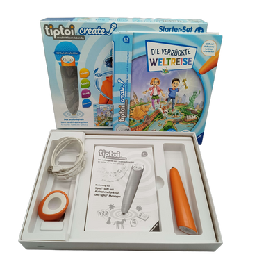 Ravensburger tiptoi CREATE Starter-Set Stift & Weltreise-Buch