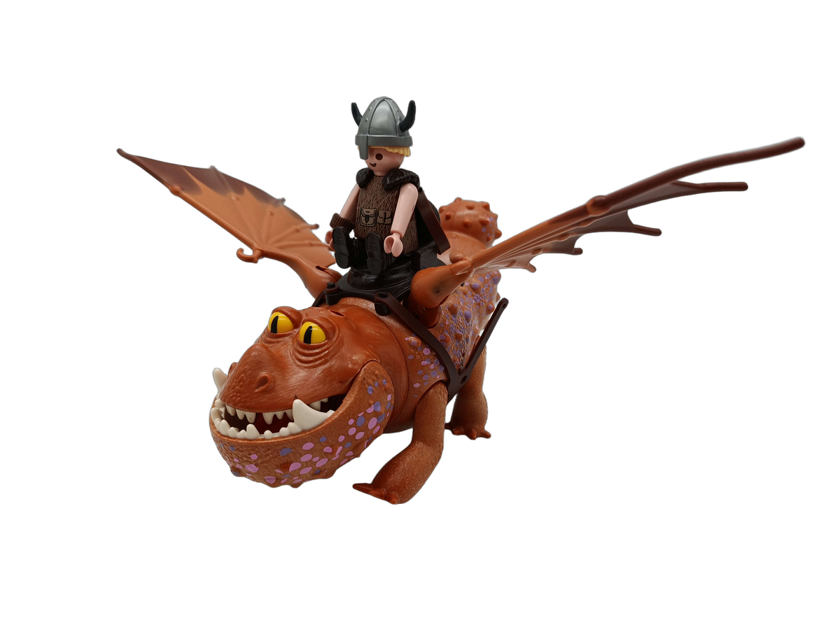 Playmobil Dragon Racing: Fishlegs and Meatlug Drache & Figur