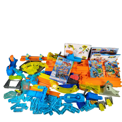 Mattel Bundle Hot Wheels City Set Rennbahn Zubehör Streckenteile