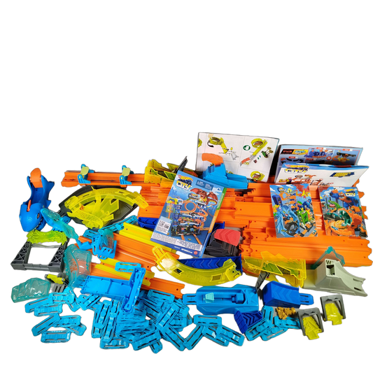 Mattel Bundle Hot Wheels City Set Rennbahn Zubehör Streckenteile