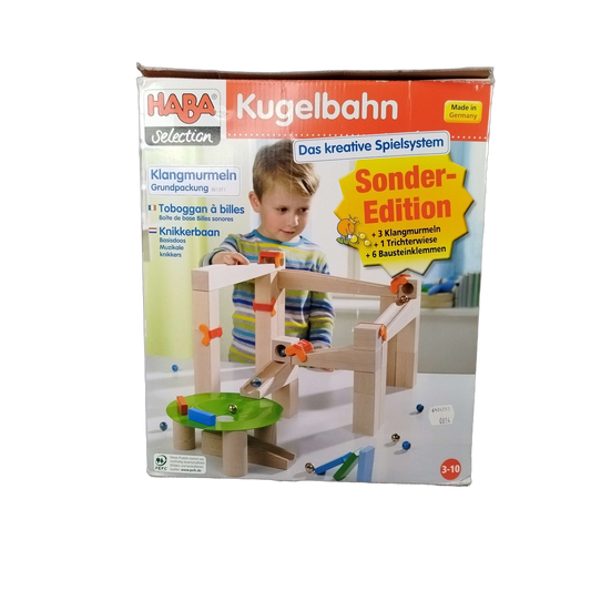HABA Klangmurmeln Grundpackung 301371 Kugelbahn Selection