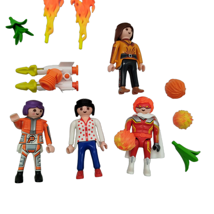 Playmobil Bundle Superheld Set Figuren & Jetpack, Action & Abenteuer
