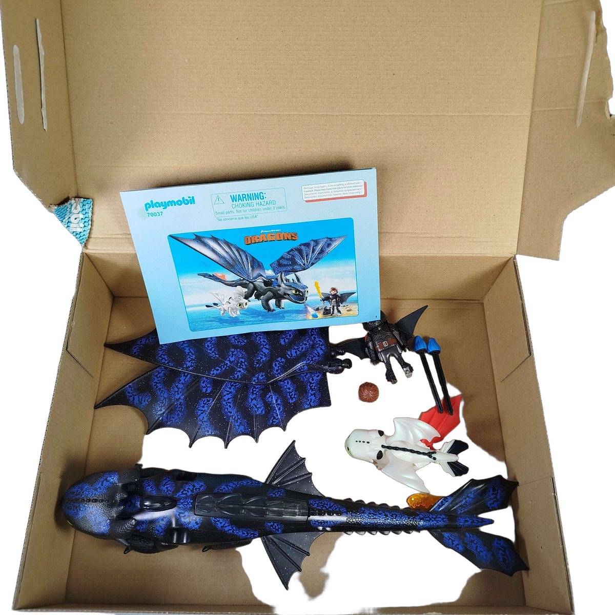 Playmobil Dragons Ohnezahn & Hicks 70037 Figuren-Set mit Zubehör