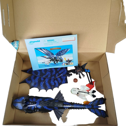 Playmobil Dragons Ohnezahn & Hicks 70037 Figuren-Set mit Zubehör