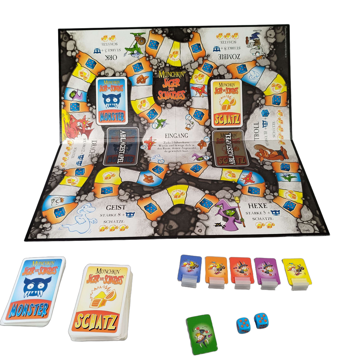 Pegasus Spiele Munchkin – Jäger des Schatzes Brettspiel
