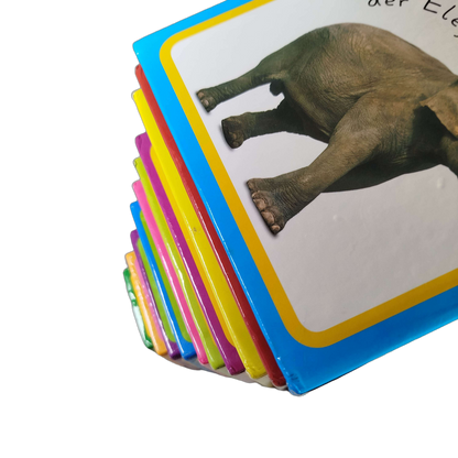 Montessori Tiere Stapelwürfel & Steckwürfel Lernspiel Zahlen 1–10