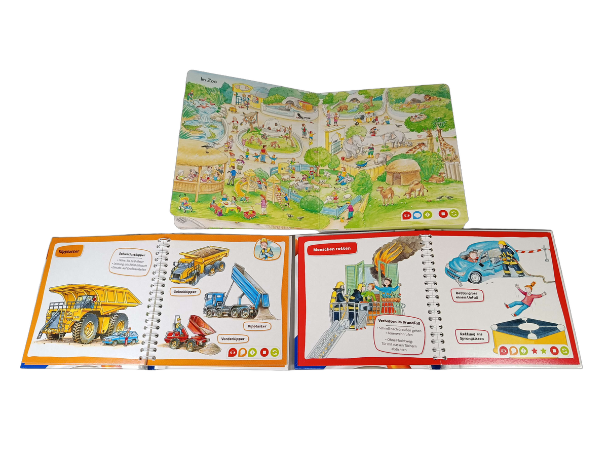 Ravensburger Bundle tiptoi 006908 597 Set von 5 Bücher & Lernspiele