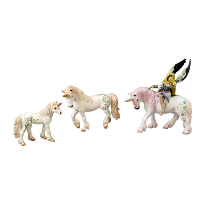 Schleich Bundle Bayala 70476 70421 70420 3 Teile Einhörner & Fee