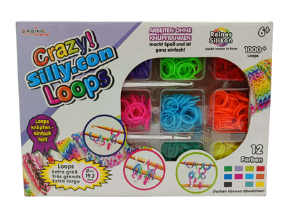 Sabine Trend Crazy! Silly.con Loops Bastelset & Knüpfset, neuwertig