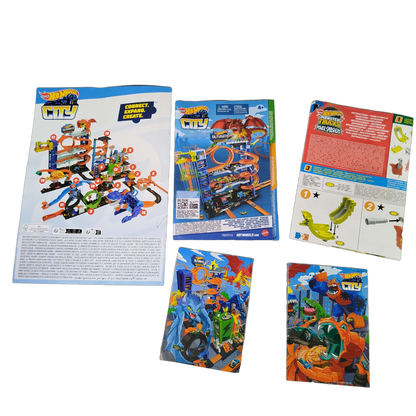 Mattel Bundle Hot Wheels City Set Rennbahn Zubehör Streckenteile