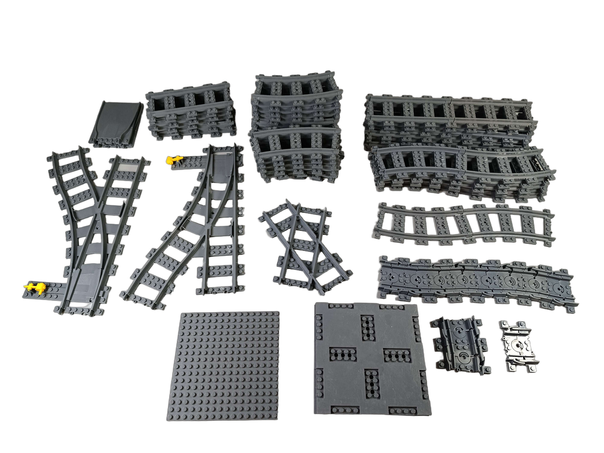 LEGO Bundle City 60238 60205 Set von 2 Zug-Gleise, Weichen & Kreuzung