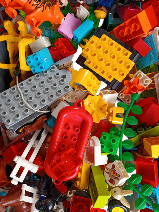 Konvolut LEGO DUPLO Bausteine & Figuren Zoo, ca. 2,6 kg ab 2 3 4 Jahre