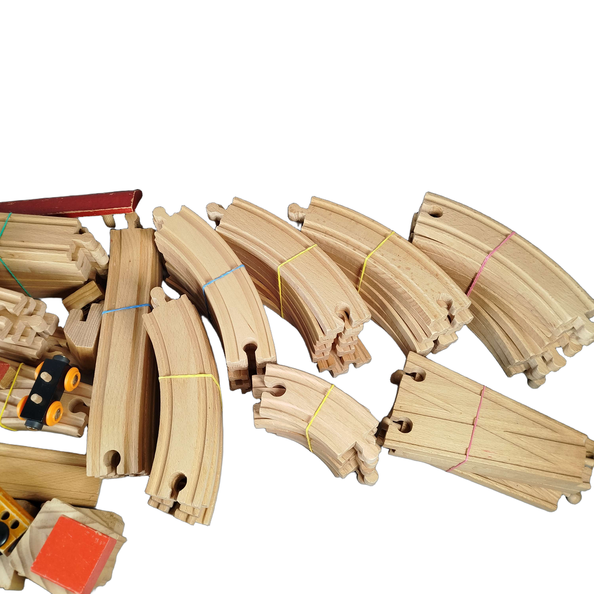 BRIO Bundle Holzeisenbahn Straßen & Schienen Deluxe, großes Set