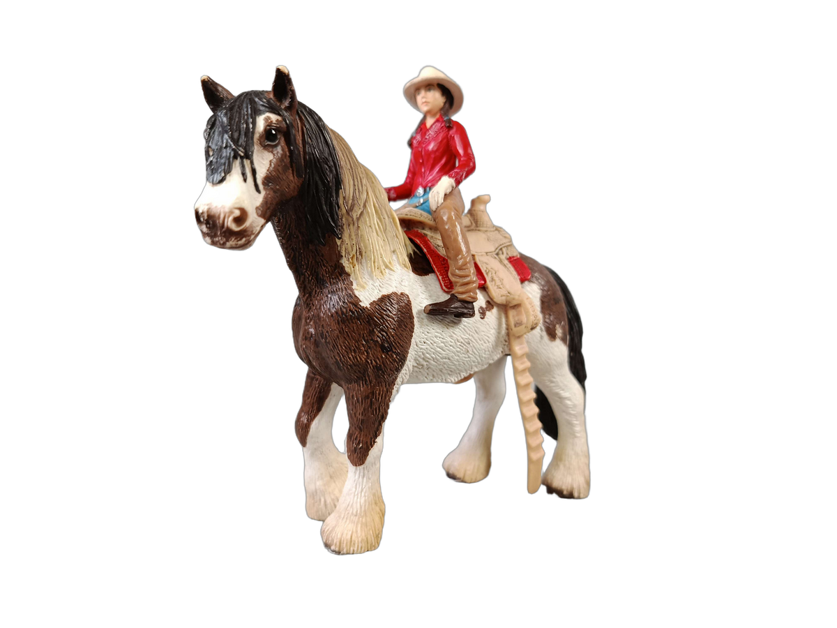 Schleich Tiere Bundle Cowboy Set Pferde, Zaun & Zubehör