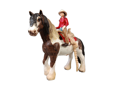 Schleich Tiere Bundle Cowboy Set Pferde, Zaun & Zubehör