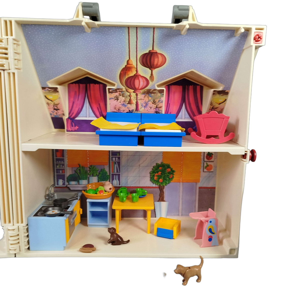 Playmobil Mitnehm-Puppenhaus 5167 Haus mit Zubehör & Figuren