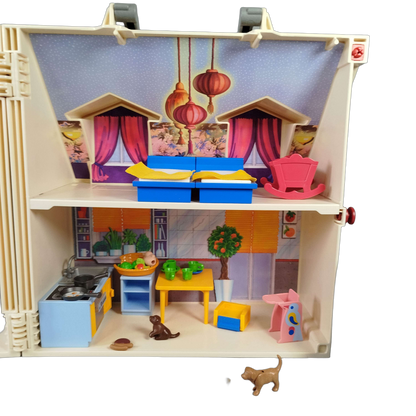 Playmobil Mitnehm-Puppenhaus 5167 Haus mit Zubehör & Figuren