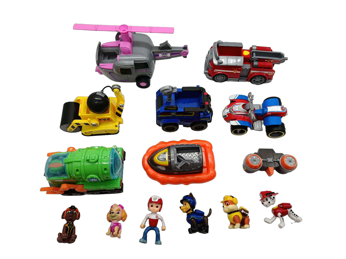 Spin Master Bundle Paw Patrol 1034 Einsatzfahrzeuge & Helikopter