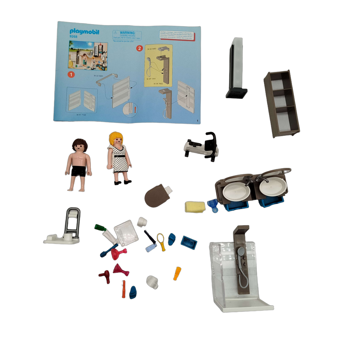 Playmobil Badezimmer mit Dusche 9268 Set