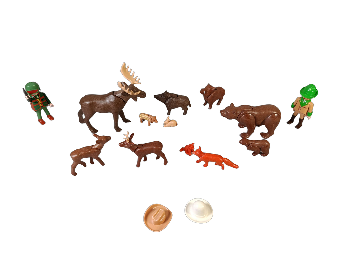 Playmobil Bundle Wildtiere Set Figuren & Tiere Ranger & Kind