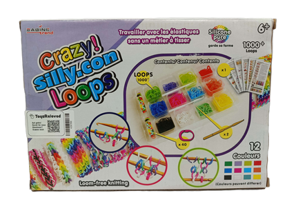 Sabine Trend Crazy! Silly.con Loops Bastelset & Knüpfset, neuwertig