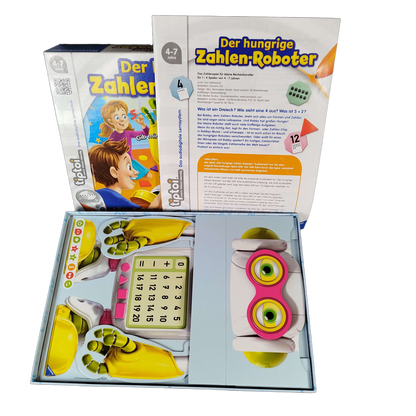 Ravensburger tiptoi Der hungrige Zahlen-Roboter Lernspiel