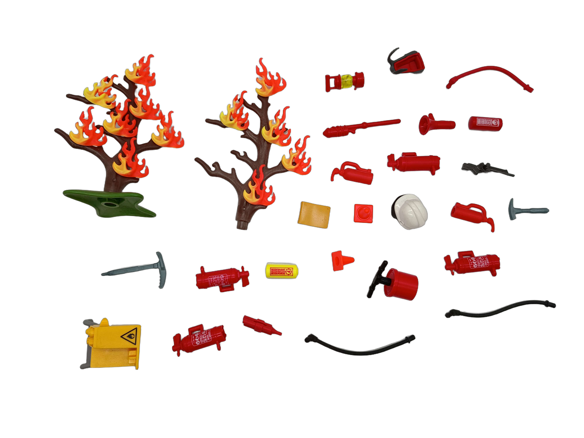 Playmobil Bundle Feuerwehr 9093 Set Figuren & Zubehör