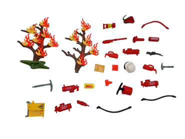 Playmobil Bundle Feuerwehr 9093 Set Figuren & Zubehör