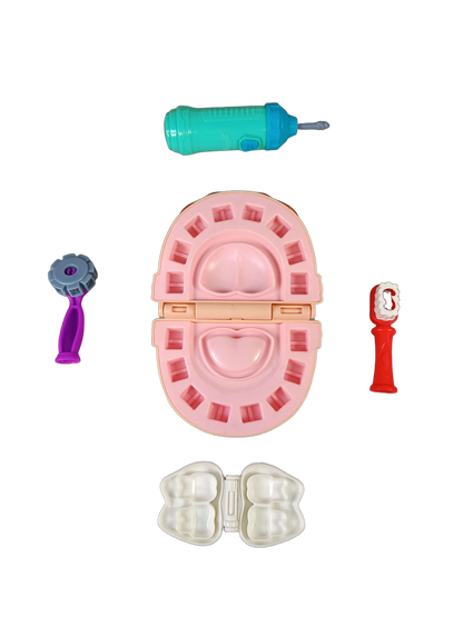 Hasbro Bundle Knete Dr. Wackelzahn großes Set Bagger & Bulldozer