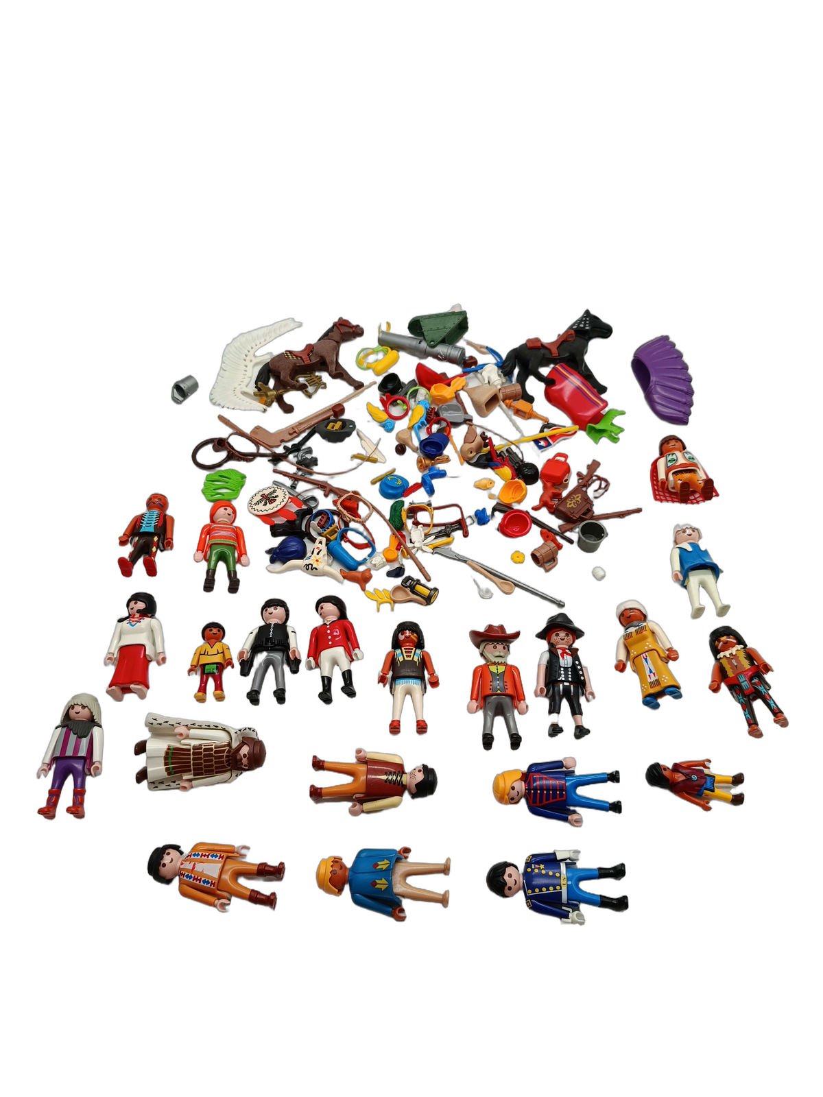 Playmobil Bundle Western & Indianer Set von 20 Figuren & Zubehör