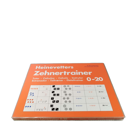 Heinevetter Zehnertrainer 0–20 Montessori Lernspiel Mathe