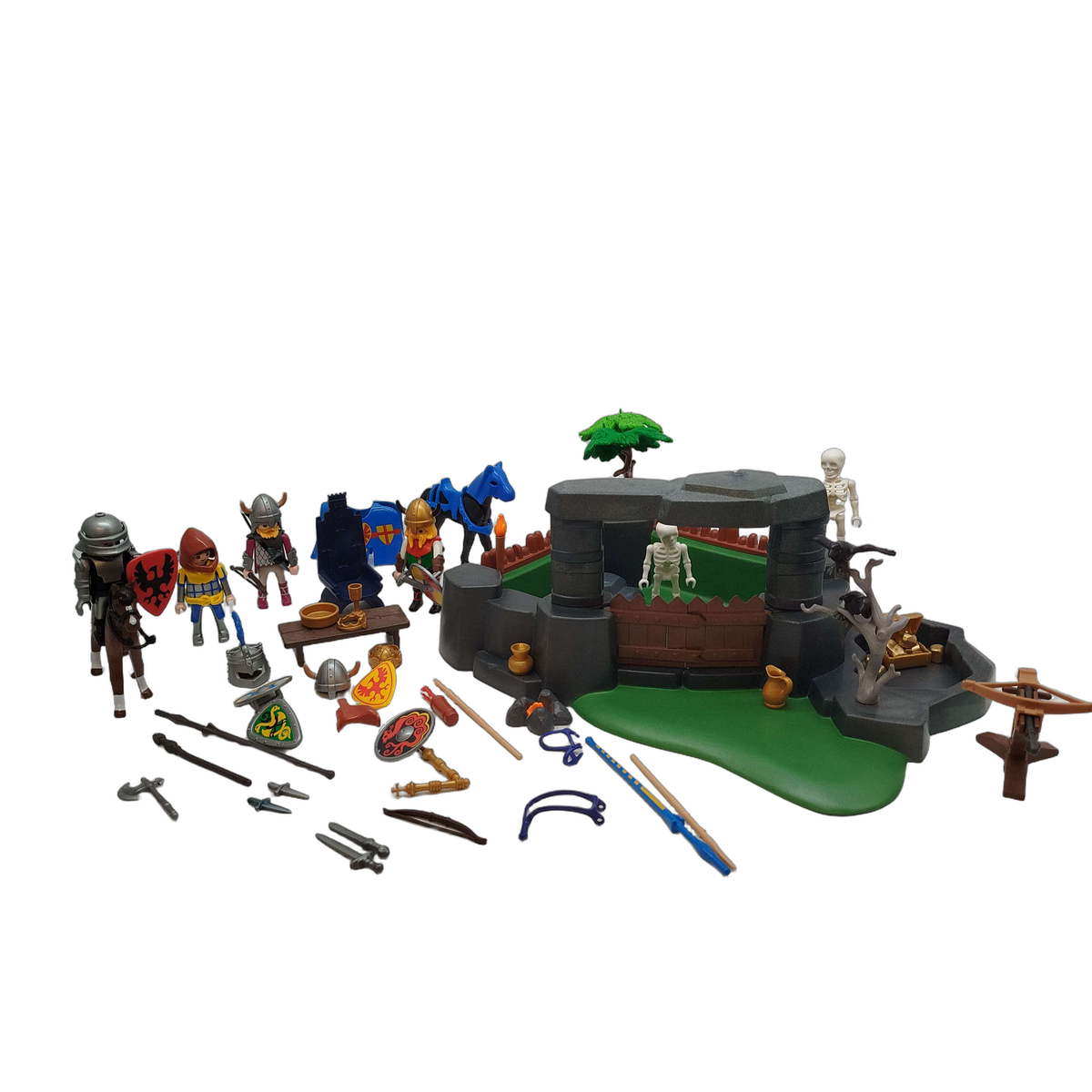 Playmobil Bundle Knights Attack Fortress 3137 Set von 2 Burg & Ritter